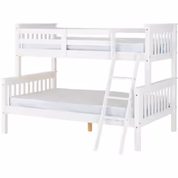 Seconique Neptune Triple Sleeper Bunk Bed - White