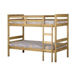 Seconique Panama Pine Bunk Bed  - Solid Waxed Pine - 3ft Single