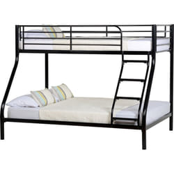 Seconique Tandi Triple Metal Sleeper Bunk Bed - Black