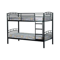 Seconique Ventura 3ft Metal Bunk Bed - Black