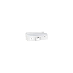 Dante Day Bed Frame MDF Drawer Base White