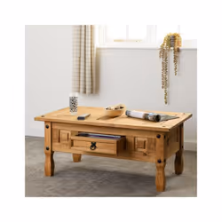 Seconique Corona Mexican Pine Coffee Table - Additional view 7