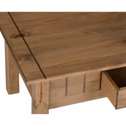 Seconique Panama Solid Waxed Pine 1 Drawer Coffee Table