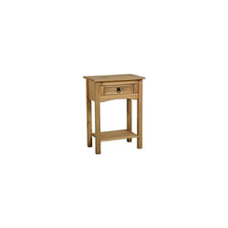 Seconique Corona Mexican Pine Telephone Table with 1 Drawer