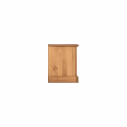 Corona 2Drawer Flat Screen TV Unit Distressed Waxed Pine -Metal Handle