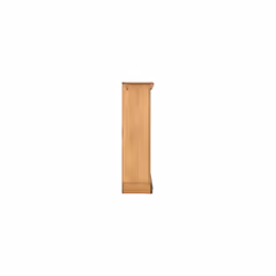 Corona Low Wide Bookcase with 3 Shelves - Waxed Mexican Pine