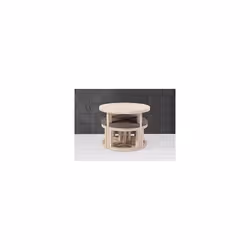 Seconique Cambourne Stowaway Dining Set - Table & 4 Chairs - Sonoma Oak