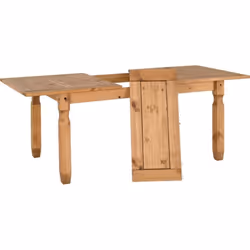 Corona Extending Dining Set (4 Chairs) - Distressed Waxed Pine