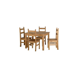 Seconique Corona Budget Dining Set, DWP, Pine Wood, One Size