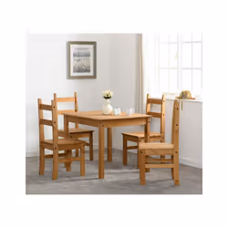 Seconique Corona Budget Dining Set, DWP, Pine Wood, One Size