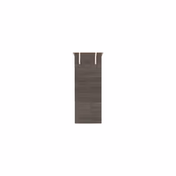 Lisbon 5 Drawer Narrow Chest Black Wood Grain - Additional view 4
