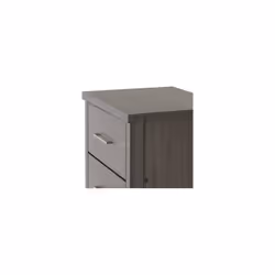 Lisbon 5 Drawer Narrow Chest Black Wood Grain - Additional view 6