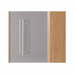 Seville 2 Door 1 Drawer Wardrobe Grey Gloss Oak Effect Veneer Hanging Rail