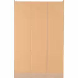 Nevada 3 Door 2 Drawer  Mirrored Wardrobe OYSTER - Additional view 4