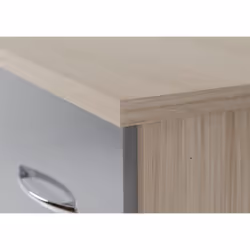 Nevada 3+2 Drawer Chest Grey Gloss/Light Oak Effect Veneer - Additional view 10