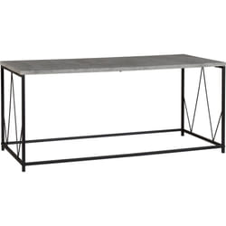 Athens Coffee Table in Concrete Effect/Black