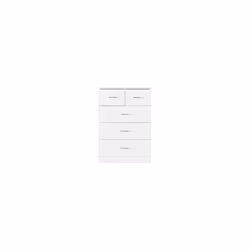 Nevada 3+2 Drawer Chest White Gloss