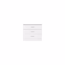 Nevada 3 Drawer Chest White Gloss
