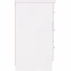 Nevada 3 Drawer Chest White Gloss - Additional view 7
