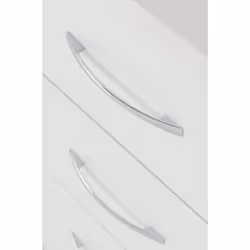 Nevada 3 Drawer Chest White Gloss - Additional view 9