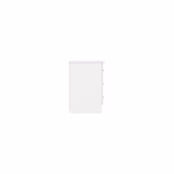 Nevada 2 Drawer Bedside White Gloss - Additional view 5
