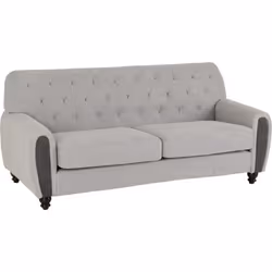 Chester 3 Plus 2 Seater Sofa Upholstered in Grey Fabric 2 Man Del