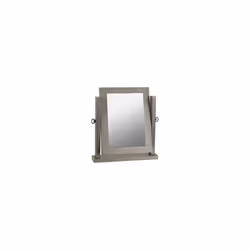 Lisbon Dressing Table Mirror Black Wood Grain