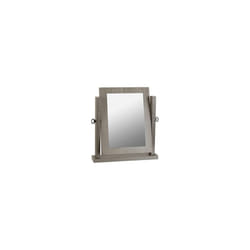 Lisbon Dressing Table Mirror Black Wood Grain