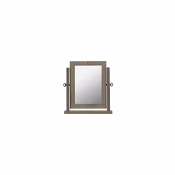 Lisbon Dressing Table Mirror Black Wood Grain