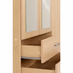 Nevada Bedroom Furniture Range - Sonoma Oak Effect - 3 Door 2 Drawer Wardrobe