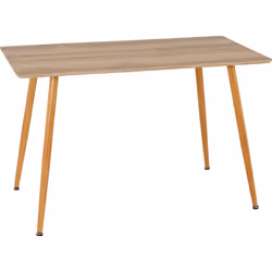 Seconique Barley Wood Dining Table Oak Veneer - Seats up to 4 People