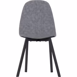 Berlin Chair Dark Grey Fabric Priced for set of 4
