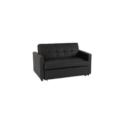 Atlas Sofa Bed - Black Faux Leather