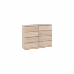 Malvern 8 Drawer Chest of Drawers in Sonoma Oak Effect Recessed Handles