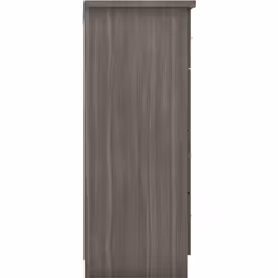 Nevada 3 +2 Drawer Chest of Drawers Black Wood Grain Effect