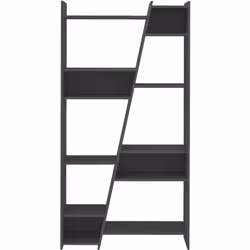 Seconique Naples Tall Bookcase in Grey, W 930mm x D 300mm x H 1790mm