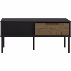 Madrid Coffee Table Black/Acacia Effect