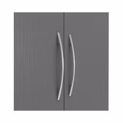 Nevada 2 Door 1 Drawer Wardrobe in 3D Effect Grey Hanging Rail Storage