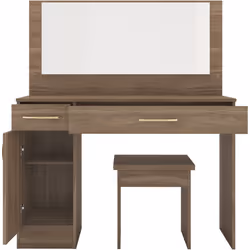 Nevada Vanity/Dressing Table Set Rustic Oak Effect