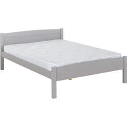 Seconique Amber 4'6" Bed in Grey Slate - Double