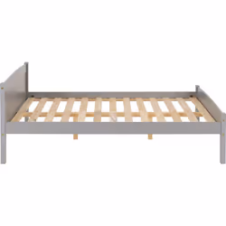 Seconique Amber 4'6" Bed in Grey Slate - Double