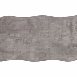Quebec Wave Edge Coffee Table Concrete Effect/Black