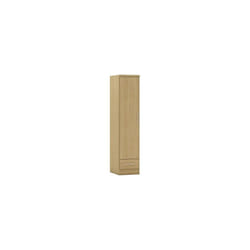 Nevada 1 Door 1 Drawer Wardrobe Sonoma Oak Finish