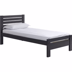 Toledo 3FT Single Bed Frame Only - Grey Colour
