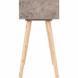 Nordic 3 Drawer Occasional Table Concrete Effect/Charcoal