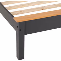 Monaco 3ft Single Bed Low Foot End in Grey and Oak Finish 90cm - Additional view 6