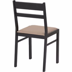 Radley Dining Set in Black and Oak 4 Chairs with Oat Fabric Seats - Additional view 8