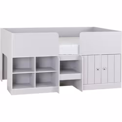 Orlando Low Sleeper Bed Bed Frame in Dove Grey Finish