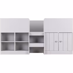 Orlando Low Sleeper Bed Bed Frame in Dove Grey Finish - Additional view 4