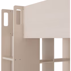 Jupiter High Sleeper Bed Storage Frame in White and Grey 2 Man Delivery - Additional view 10